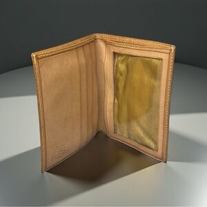 RARE 1989 ETRO Paisley Leather Bi fold wallet